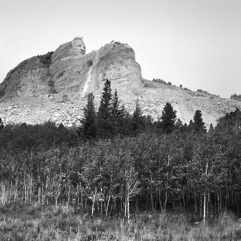 Bryan Johnson, Bryan Hagermann, Photography, Black and White, Crazy Horse Monument