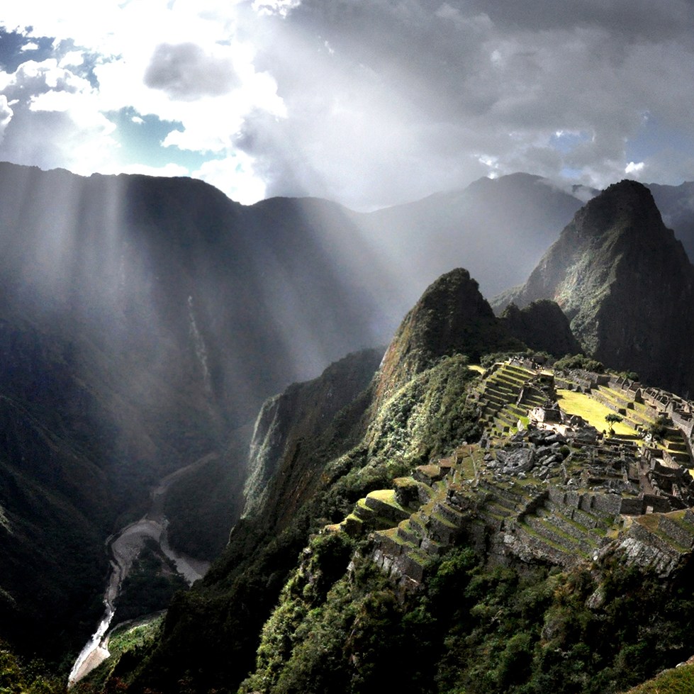 machu picchu, Peru, Mountain, archeology, ruins, Inca, sky, clouds, wynu picchu, Bryan Johnson, Bryan Hagermann, antibry, drawing, art, illustration